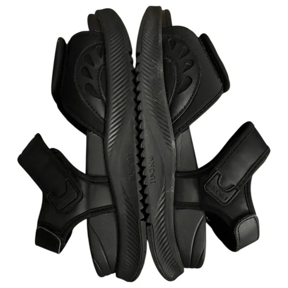 Orthopedic Black Walking Sandals with Adjustable Velcro Straps by Oncai | Size 8 - Picture 6 of 12